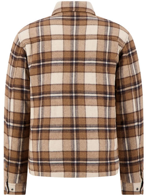 Woolrich CFWOOS2018MBUT3046 7449 DARK CAMEL CHECK foto 3