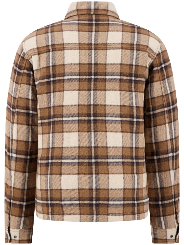 Woolrich CFWOOS2018MBUT3046 7449 DARK CAMEL CHECK