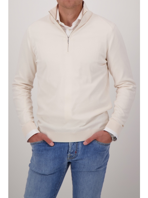 Valentoni TRIVERO COL ZIP V63 OFF WHITE foto 2