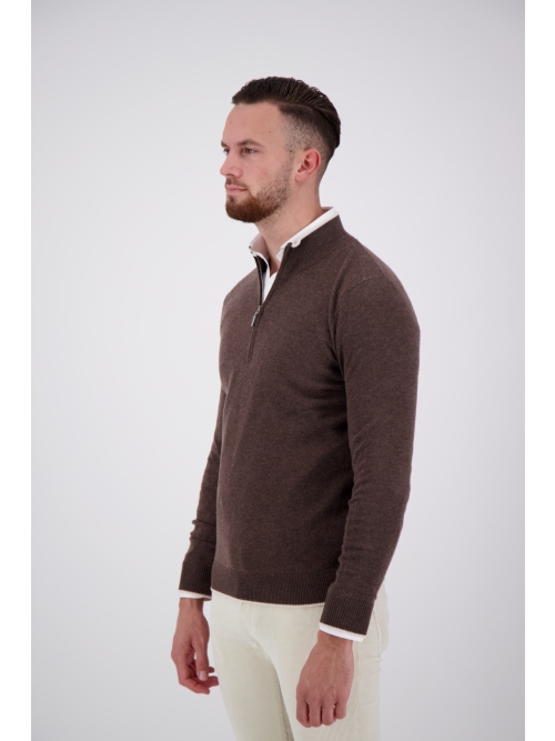 Valentoni TOM HALF ZIP TAKE COFFEE/PRISTINE foto 6