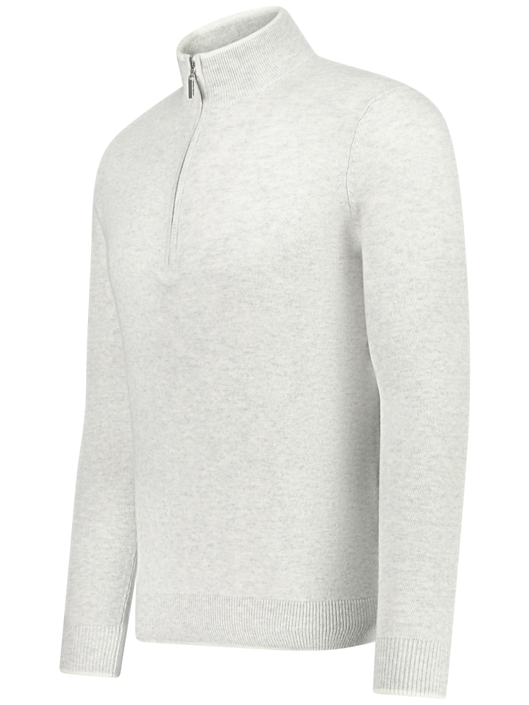 Valentoni TOM HALF ZIP SNOW STORM/CREAM
