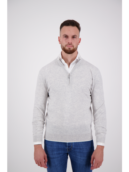 Valentoni TOM HALF ZIP SNOW STORM/CREAM foto 9