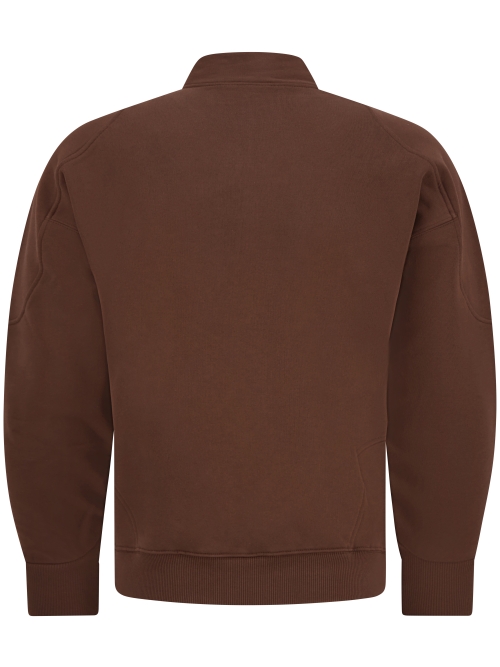 TNO EMBLEM HALF ZIP SWEATER POTTING SOIL/LIGHT PINK foto 3