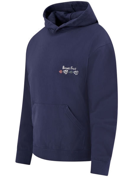 Brams fruit FLORA HOODIE 959 WASHED NAVY