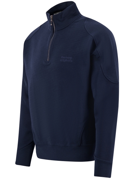 TNO EMBLEM HALF-ZIP NAVY