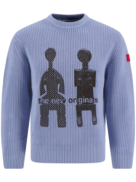 TNO 2 FIGURES FISHERMAN CREWNECK SERENITY L. BLUE