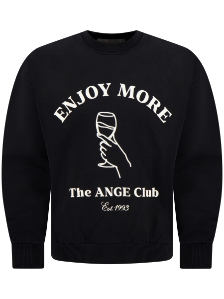 Ange Projects AW-032 ENJOY SWEATER BLACK Ange Projects AW-032 ENJOY SWEATER BLACK