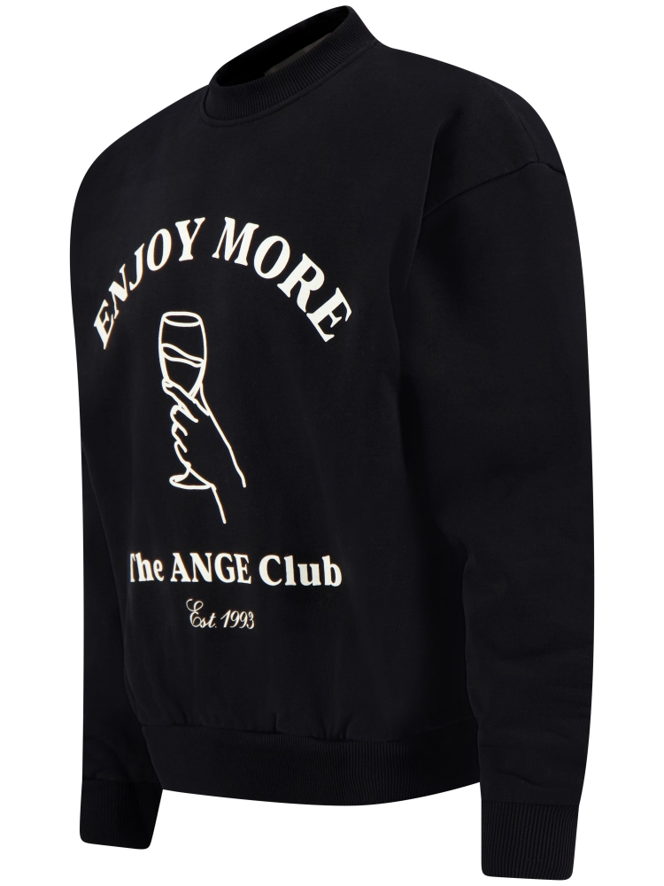 Ange Projects AW-032 ENJOY SWEATER BLACK