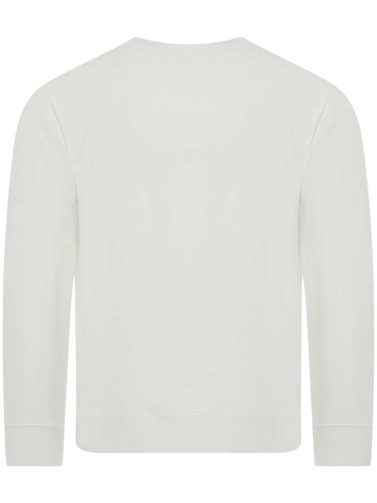denham 01-25-10-60-011 SCISSOR CREWNECK COCONUT WHITE