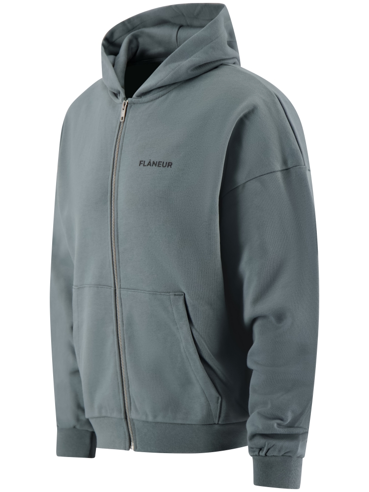 Flaneur FZIP033 LOGO Z. UP 887 STEEL GREEN