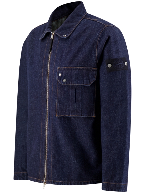 Stone Island L1S14 1200002 S00J7 VJ201 BLUE RINSE foto 2