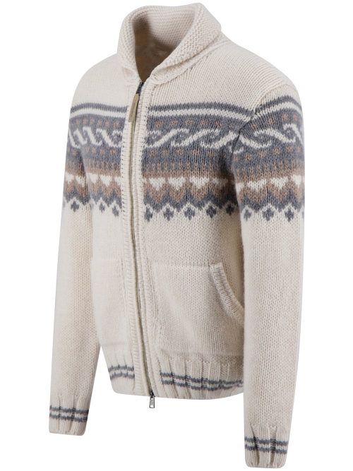 Woolrich CFWOKN2083MRUF5099 8330 MILKY CREAM JACQUARD foto 2