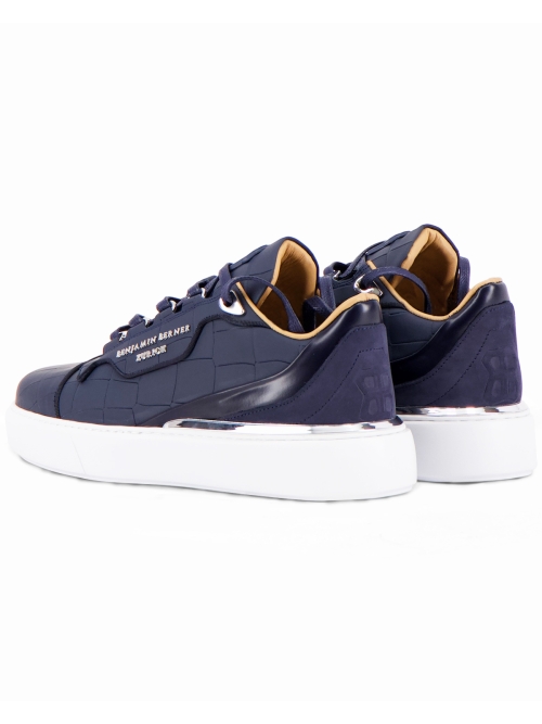 Benjamin Berner BNJ220 Raphael Mat. croco navy foto 3