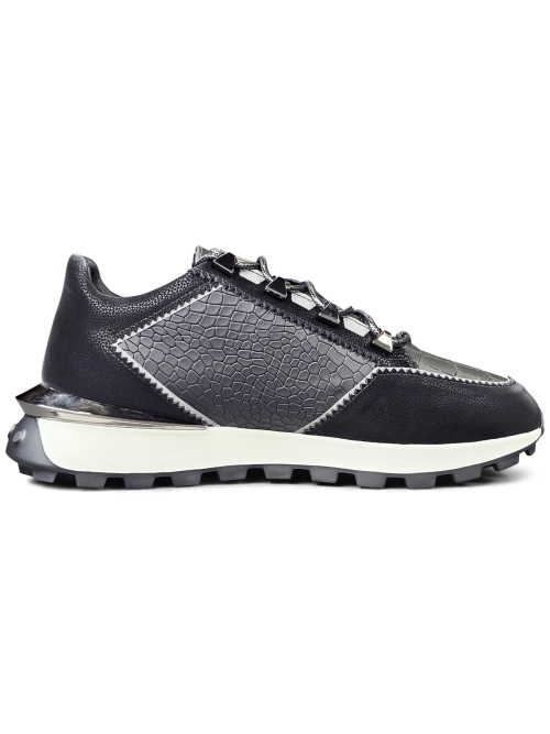 Benjamin Berner BNJ0171 MATT CROCODILE NAPPA BLACK foto 5