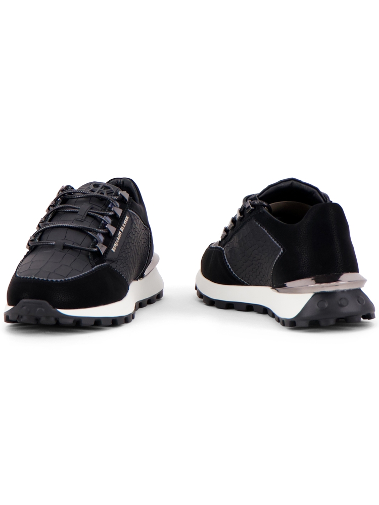 Benjamin Berner BNJ0171 MATT CROCODILE NAPPA BLACK