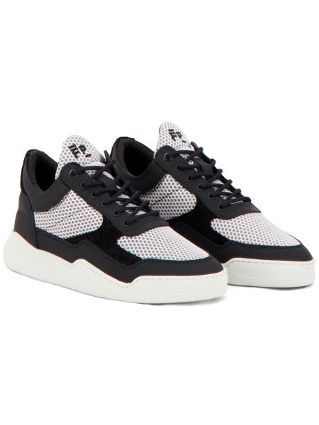 Filling Pieces 122510300263 LOW TOP 134 BLACK WHITE