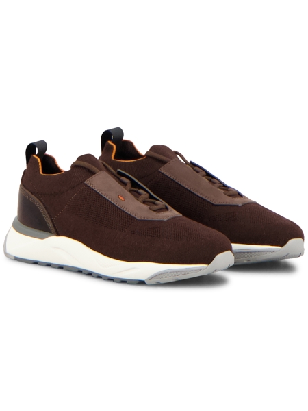 Santoni MBIO21601BGRNHOD T45 DARK BROWN