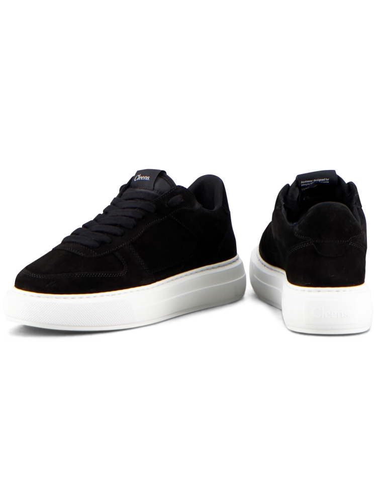 CUPSOLE-W26 BLACK SUEDE