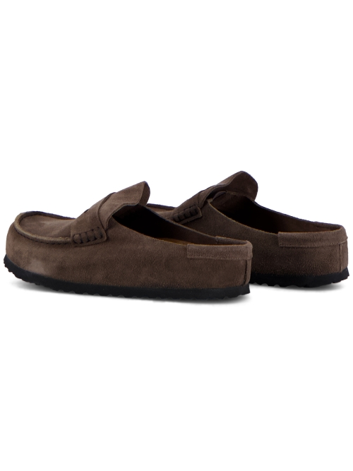 Birkenstock NAPLES WRAPPED SUEDE LEATHER CONCRETE GRAY foto 2