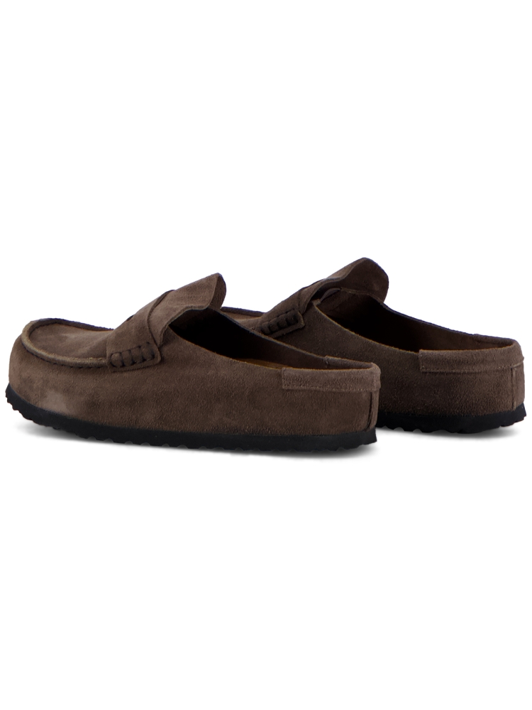 Birkenstock NAPLES WRAPPED SUEDE LEATHER CONCRETE GRAY