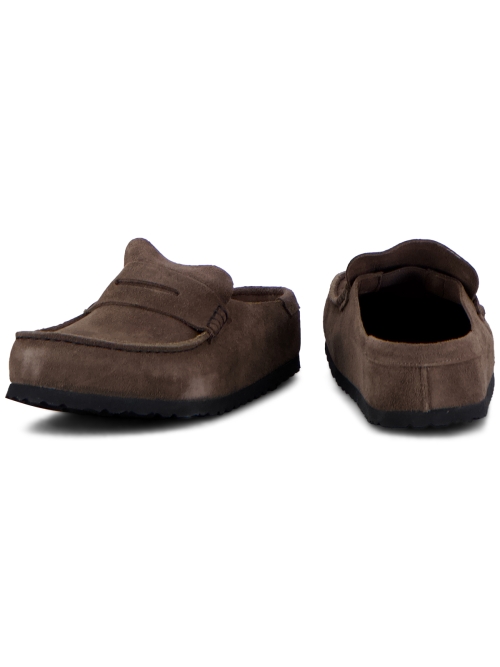 Birkenstock NAPLES WRAPPED SUEDE LEATHER CONCRETE GRAY foto 3