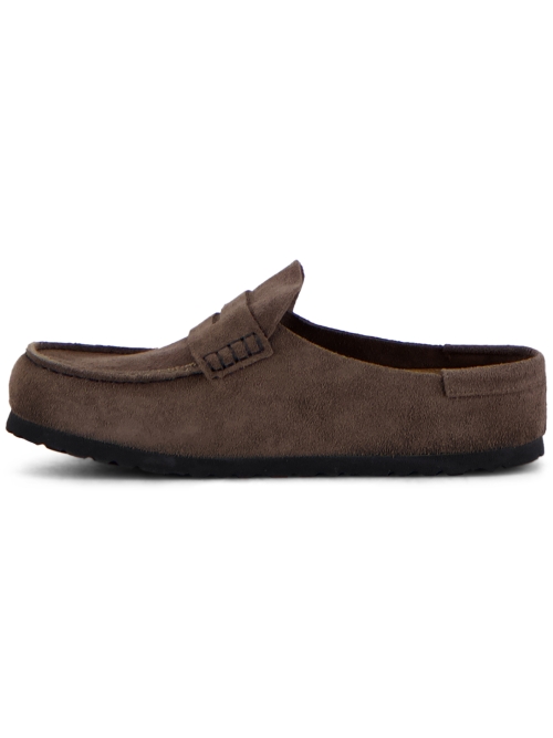Birkenstock NAPLES WRAPPED SUEDE LEATHER CONCRETE GRAY foto 5
