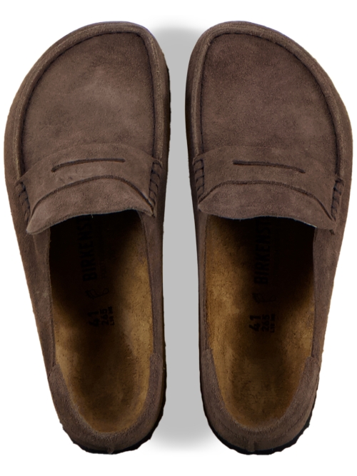 Birkenstock NAPLES WRAPPED SUEDE LEATHER CONCRETE GRAY foto 7