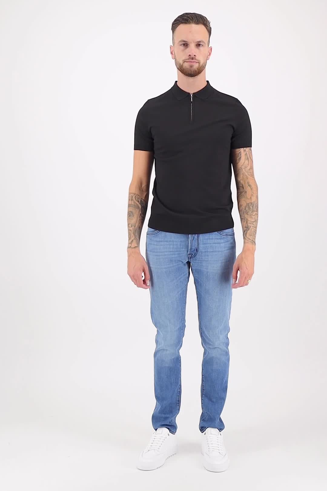 Valentoni Trevi polo zip Black video