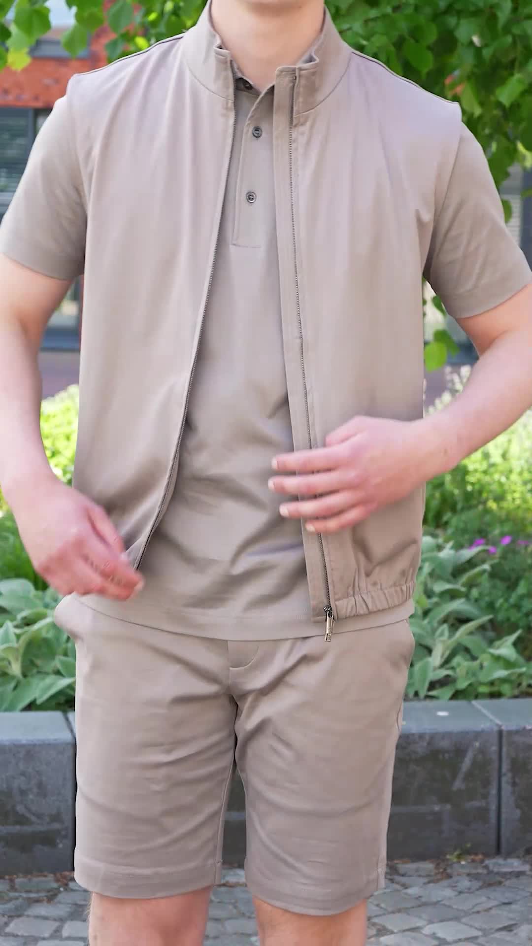 Valenza SUPIMA POLO S/S 1005 68 LEAD GREY video